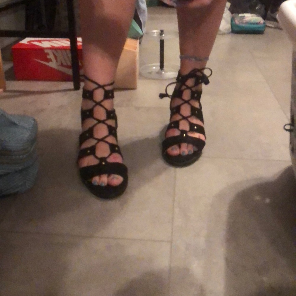 Black heels